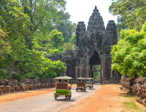 Tuk Tuk in Angkor, Cambodia Tuk Tuk in Angkor, Cambodia