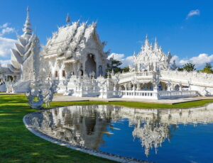 Wat Rong Khun , temple, buddhist temple of Thailand.