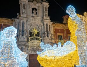 Monumental,Christmas,Heritage:,Panoramic,View,Of,The,Giant,Illuminated,Nativity tour capodanno Andalusia