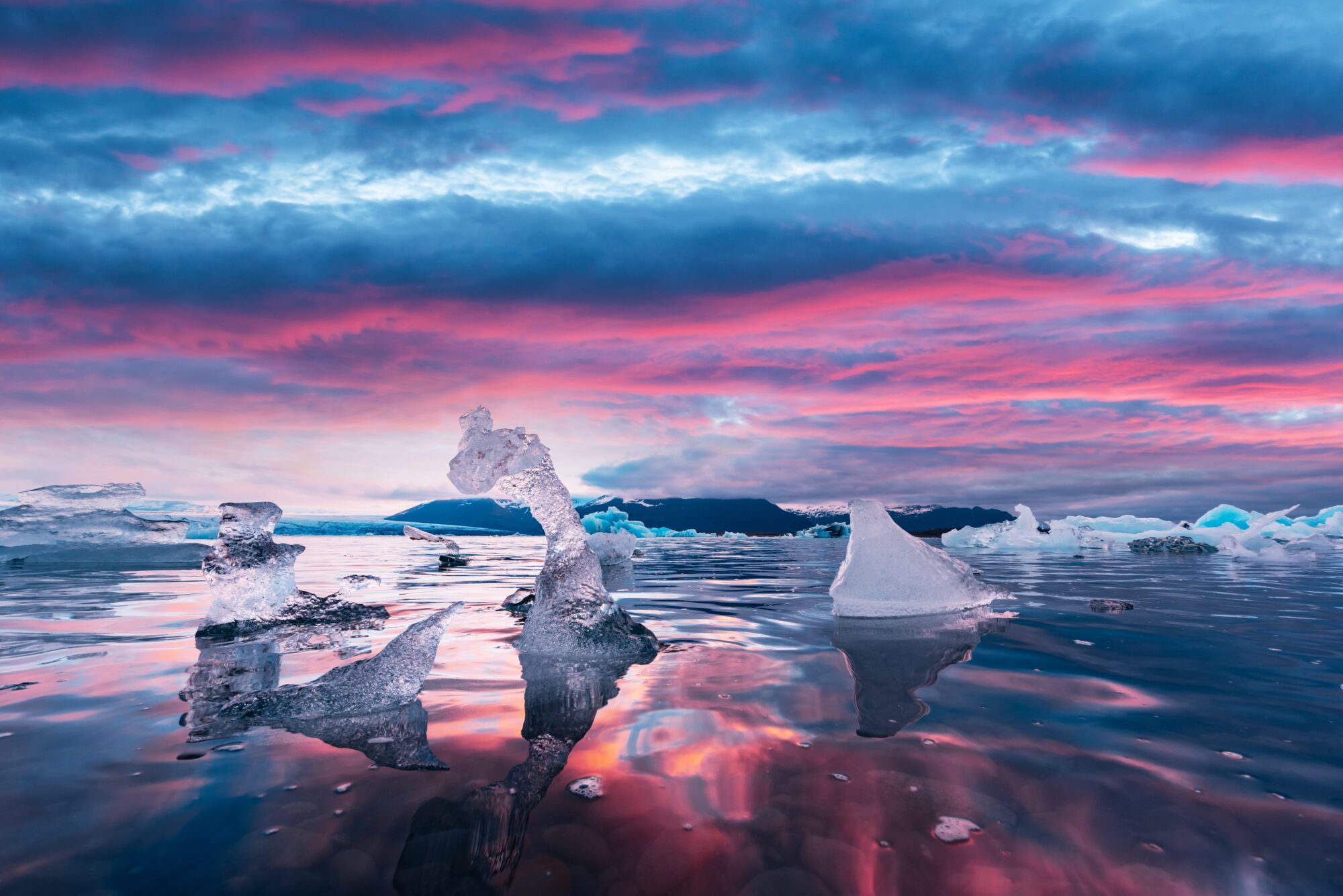 Icebergs,In,Jokulsarlon,Glacial,Lagoon.,Vatnajokull,National,Park,,Southeast,Iceland, tour organizzato Islanda