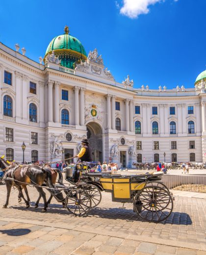 Fiacre,,Hofburg,,Vienna,