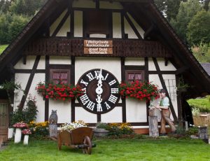 Clock House in Bavaria, Germany
