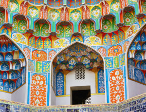 Main portal of Kalyan Mosque, Bukhara, Uzbekistan Main portal of Kalyan Mosque, Bukhara, Uzbekistan