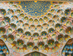 Mosaic roof in Uzbekistan Mosaic roof in Uzbekistan