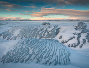 The,Frozen,Lake,Torneträsk,In,Swedish,Lapland.,Beautiful,Ice,Forms viaggi culturali tour in lapponia